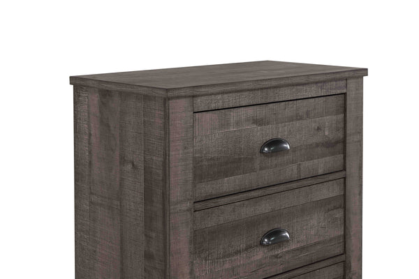 Coralee - Queen 4 Piece Bedroom Set - Dark Gray