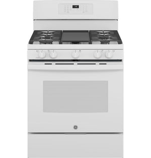 GE® 30" Free-Standing Gas Convection Range with No Preheat Air Fry