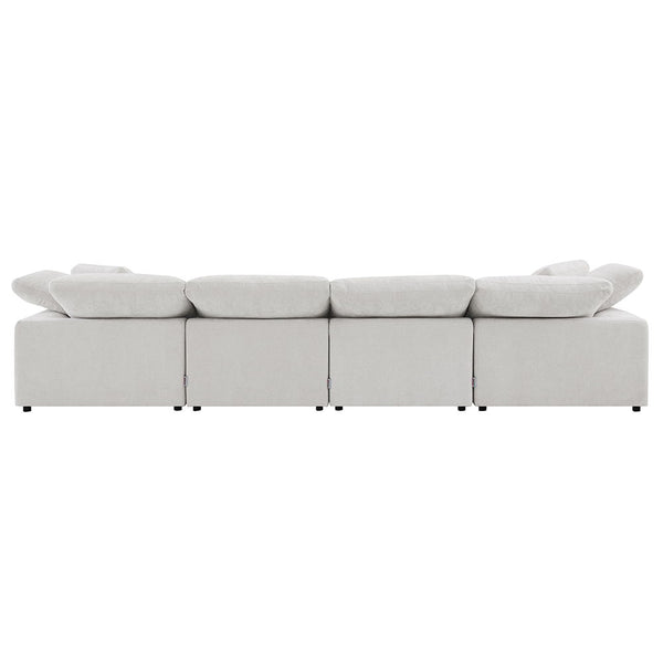 Naveen - Modular Wedge With Pillow - Ivory