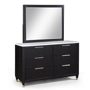 Kara - Queen 4 Piece Bedroom Set - Black