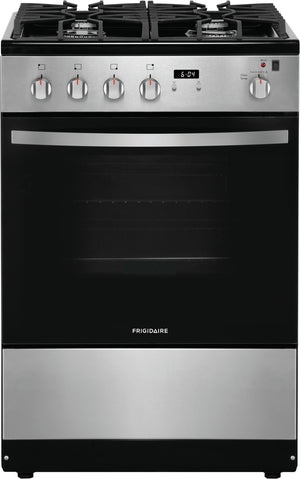 24" Front Control Freestanding Gas Range