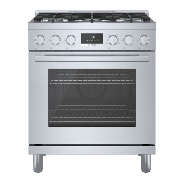 800 Series, Dual Fuel Freestanding Range, 30'', Stainless Steel