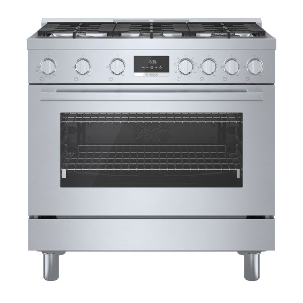 800 Series, Dual Fuel Freestanding Range, 36'', Stainless Steel