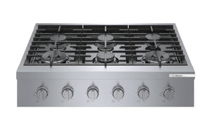 800 Series, Gas Rangetop, 36'', Stainless steel