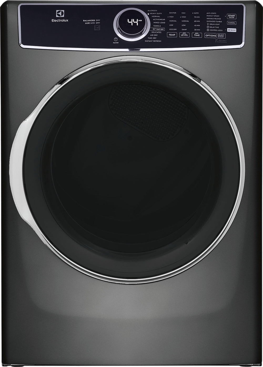 Front Load Perfect Steam™ Electric Dryer with Balanced Dry™ and Instant Refresh – 8.0 Cu. Ft.