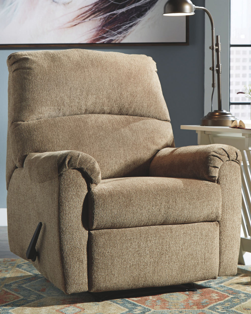 Indulge in comfortâ€”while saving on spaceâ€”with this zero wall recliner. Clever zero wall design means you only need a few inches of room between the back of the chair and the wall to fully recline. Making high comfort highly affordable, this smartly ta