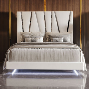 Europa - 6/6 Eastern King Bed - White