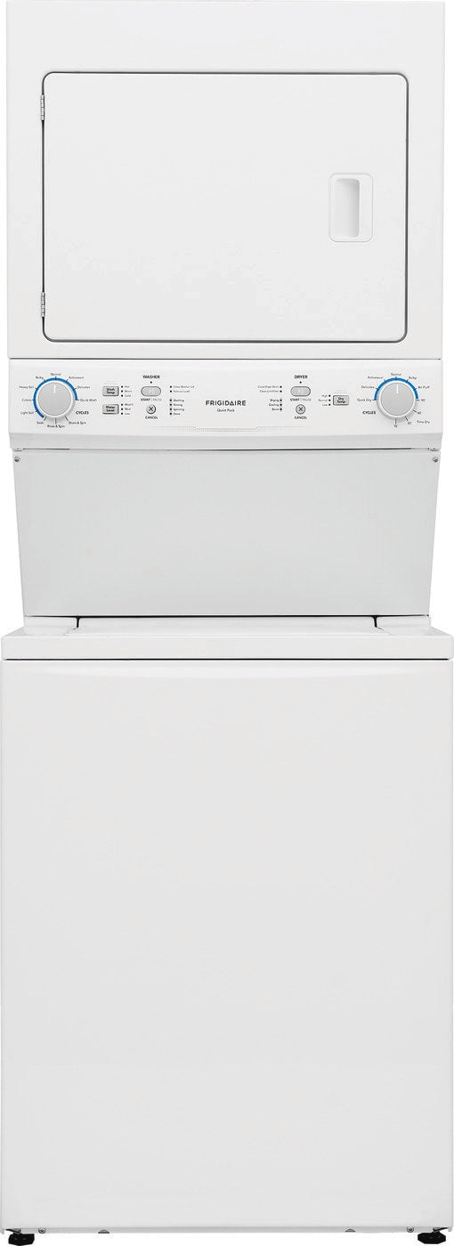Electric Long Vent Stacked Laundry Center - 3.9 Cu. Ft Washer and 5.5 Cu. Ft. Dryer