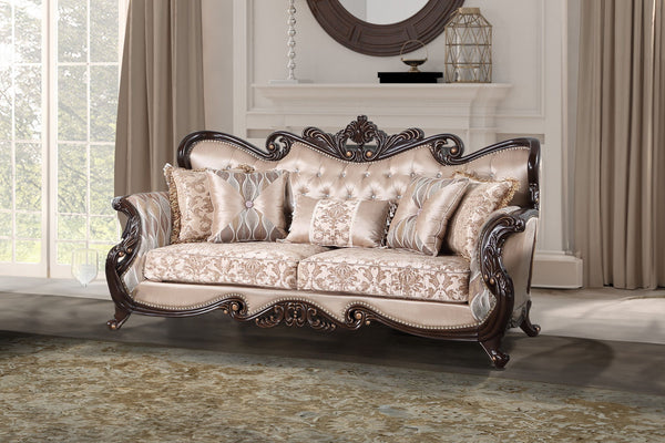 Constantine - Sofa (KD) - Red / Cherry