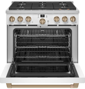 Café™ 36" Smart All-Gas Commercial-Style Range with 6 Burners (Natural Gas)