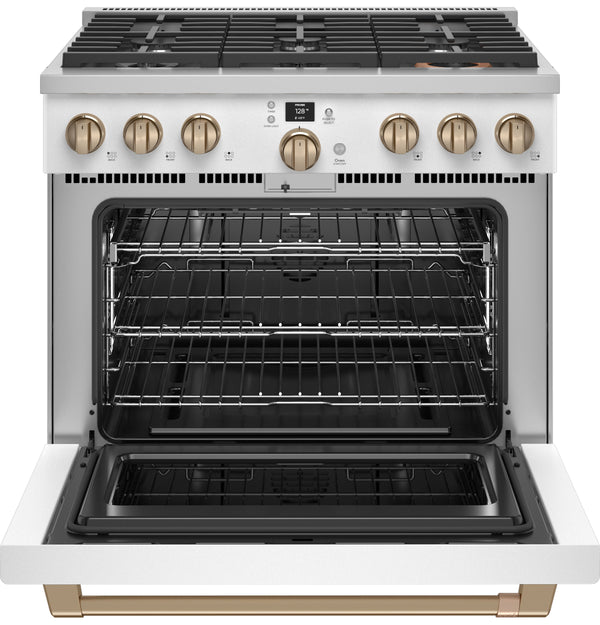 Café™ 36" Smart All-Gas Commercial-Style Range with 6 Burners (Natural Gas)