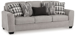 Need a simple style refresh? Liven up your space with this sofa. Its sleek design invites you to sink into the generous cushions. Plush, textured upholstery creates a captivating look that works for aesthetics ranging from classic to contemporary. Sink in
