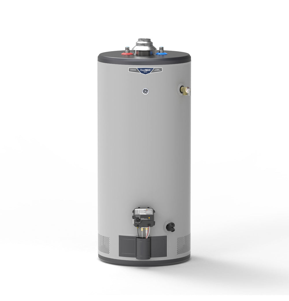 GE RealMAX Choice 40-Gallon Short Natural Gas Atmospheric Water Heater
