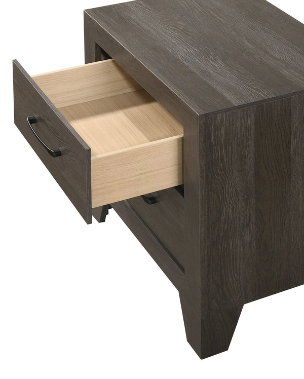 Hopkins - King 4 Piece Bedroom Set - Slate Oak