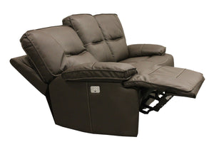 Spartacus - Power Reclining Sofa And Loveseat - Chocolate
