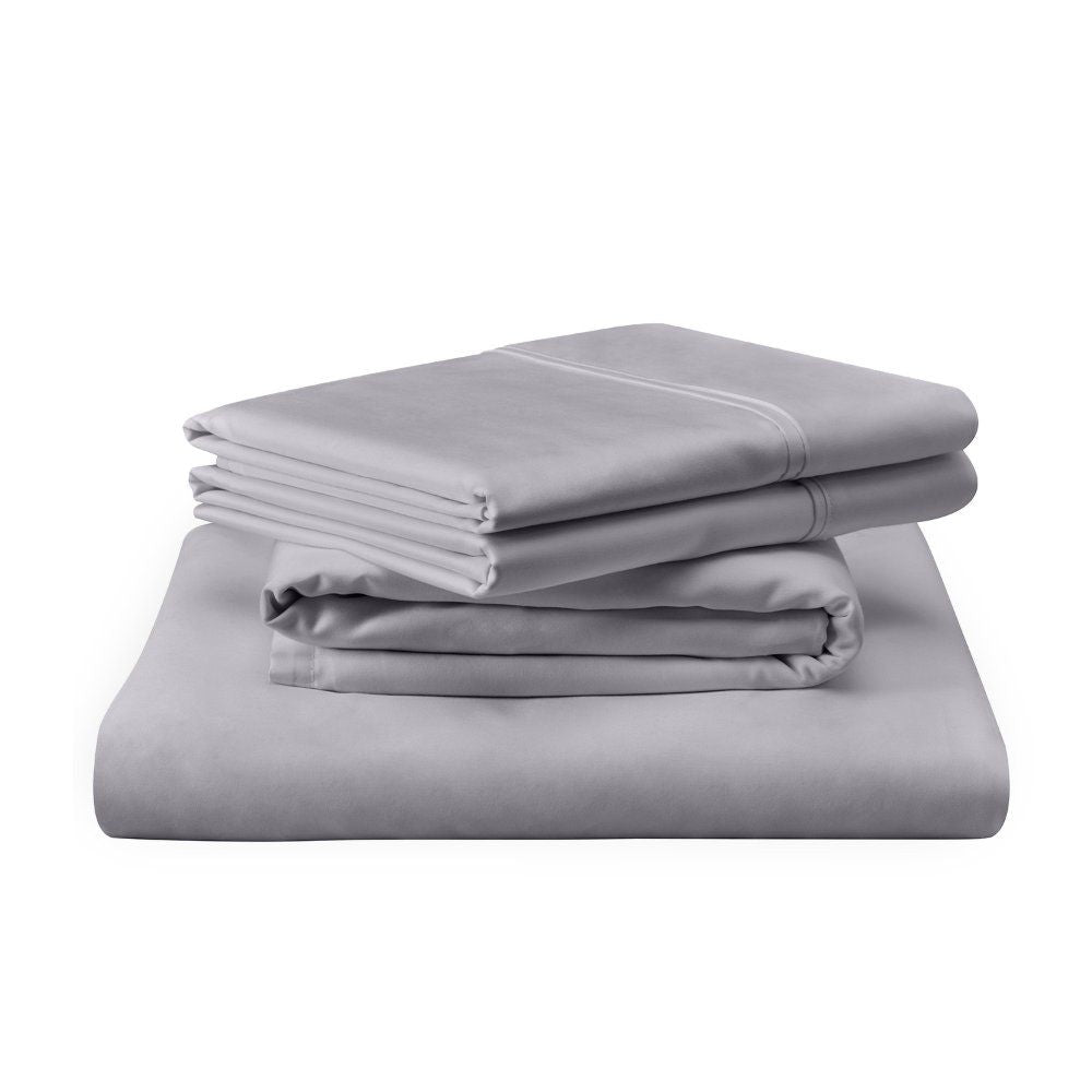Smooth. Crisp. Luxurious. These 400-thread-count long staple Egyptian cotton sheets offer a soft, silky feel, giving every bed a crisp, smooth look. The enhanced fit - including our unique fitted sheet with four-way stretch and StayTight bands for a snug,