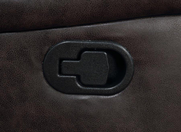 Greer - Upholstered Motion Reclining Loveseat - Brown