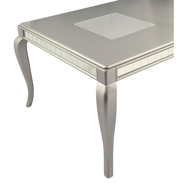  crystal-like button seat back and cabriole leg make an impressive statement. Matching server and