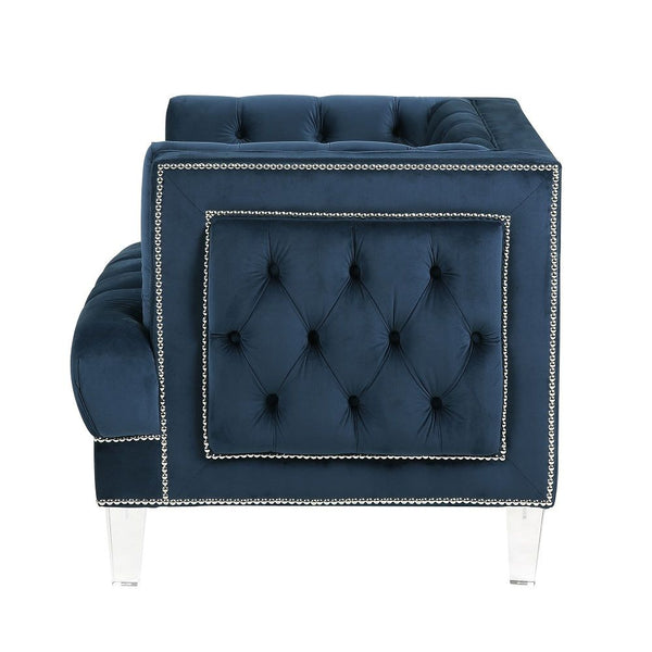 Ansario - Chair - Blue Velvet