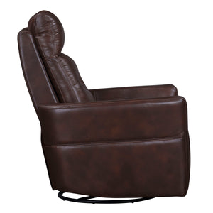 Remmington - Power Swivel Glider Recliner - Auburn