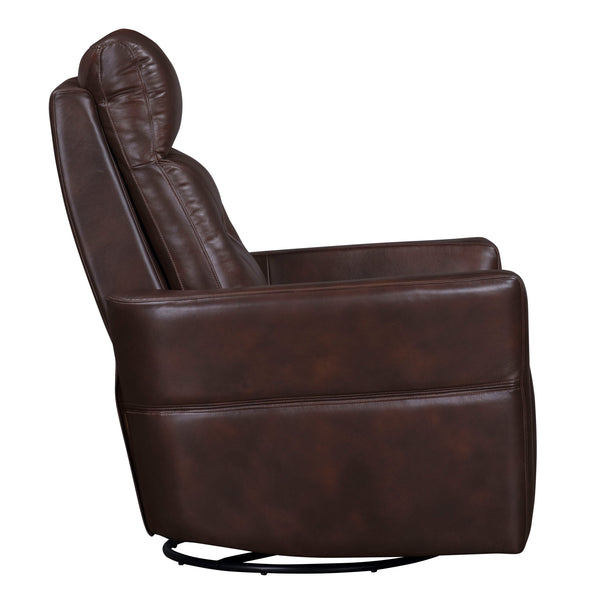 Remmington - Power Swivel Glider Recliner - Auburn