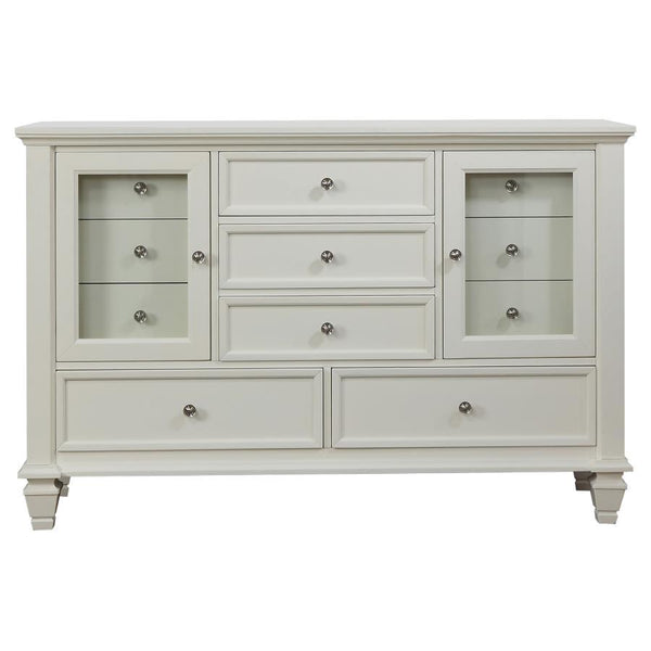 Sandy Beach - 11-Drawer Dresser - Cream White