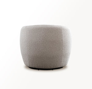 Carina - Swivel Barrel Chair - Bloke Cotton