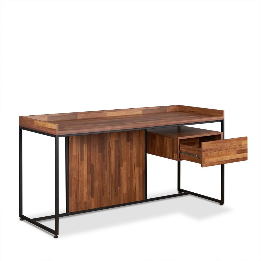 Creating a comfortable workstation at home, the Sara collection will be the perfect solution for your home office needs. Spacious and stylish are constructed by its sandy black metal sled base, giving your room a modern feel. You can also keep your access