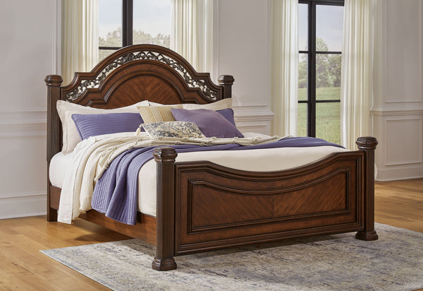  its stately presence graces your room with an air of opulence. Your taste for exquisite details is satisfied with the headboardâ€™s ornate accen