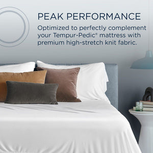 Linens - Tempur-Pedic ProPerformance Pillowcase Set - White - Queen