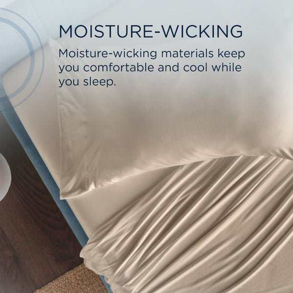 Linens - Tempur Rayon from Bamboo Sheet Set - Sandstone - Twin Long