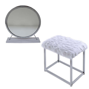 Adao - Vanity Mirror - Faux Fur