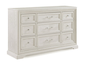 Alexandria - King 5 Piece Panel Bedroom Set - White