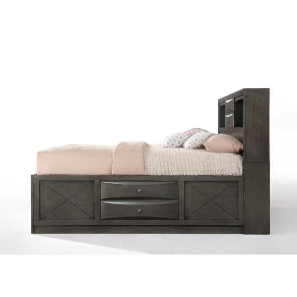 Ireland - Queen Bed - Gray Oak