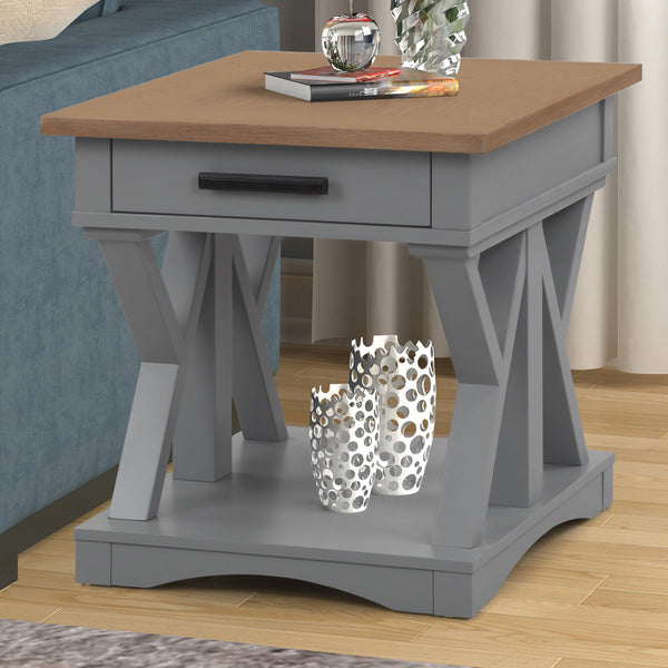 Americana Modern - Cocktail Table With 2 End Tables - Dove