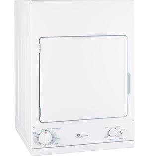 GE Spacemaker® 240V 3.6 cu. ft. Capacity Stationary Electric Dryer