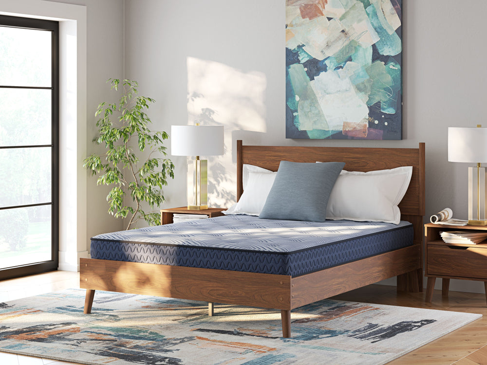Pure sleep perfection. With this queen mattress, restorative rest is easier than ever. You can snooze soundly on its layers of comforting quilt foam and luxury loft fiber. A classic Bonnell coil unit and supple base foam provide the support you need. And 