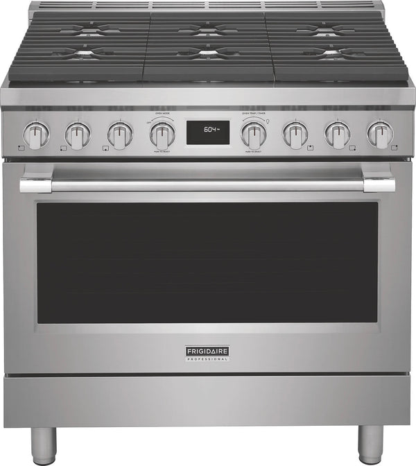 36" Dual-Fuel Freestanding Range