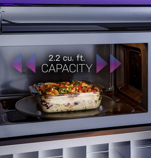 GE Profile™ 2.2 Cu. Ft. Over-the-Range Sensor Microwave Oven with Extendable Slide-Out Vent