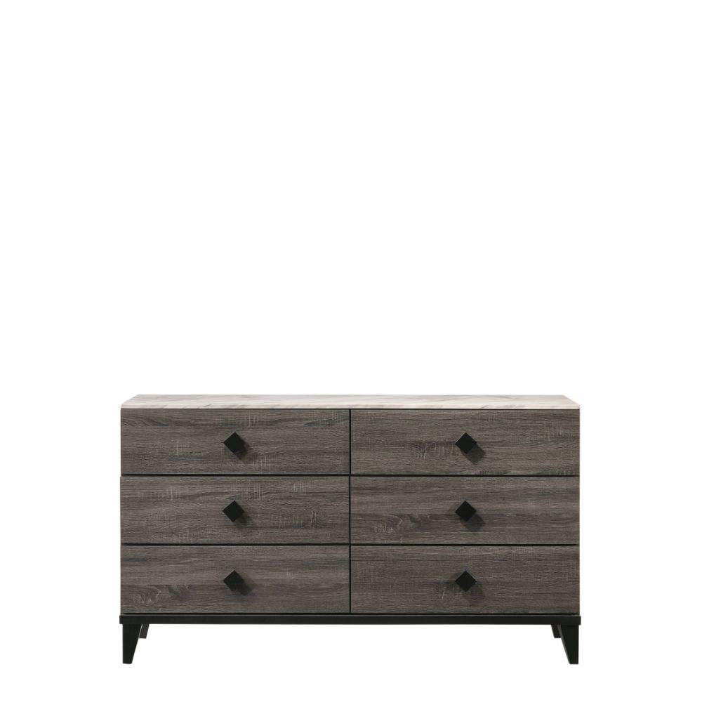 6 Drw Drawer: GLIDE Side Metal (3/4 Ext.), DOVETAIL English Front & Back, Veneer Lined (NO FELT), Safety Stop Included, Manual Close, Dust-Proof Included, Hardware: Single Pull Knob (Wood, Black Finish) CONSTRUCTION] Wooden Case-Leg: Wood (), Veneer (Foil