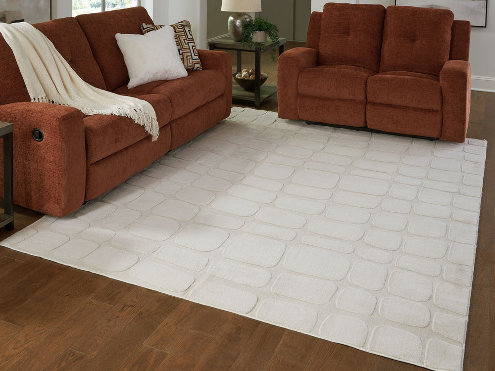 Who doesnâ€™t love a fun, furry floor covering? The subtly stunning abstract design and textured faux fur of this rug create a trendy look thatâ€™s sure to elevate any modern home. The best part? It-'s super easy to cleanâ€”simply drop it in the washing m