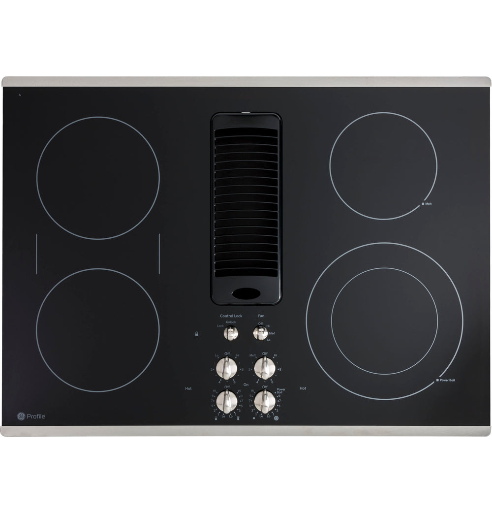 GE Profile™ 30" Downdraft Electric Cooktop