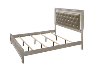  making a bold statement with its textured surfaces and elegant champagne finish. Th