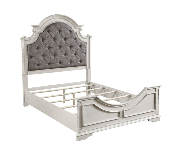 Florian - Eastern King Bed - White