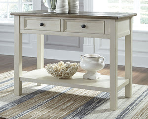 Bolanburg - White / Brown / Beige - Sofa Table