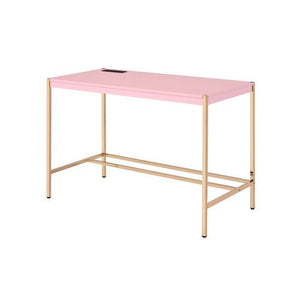 Midriaks - Writing Desk - Pink & Gold Finish
