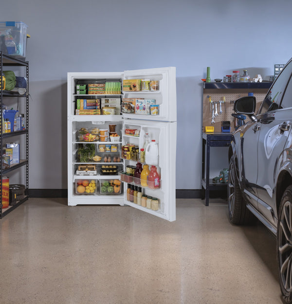 GE® 19.2 Cu. Ft. Garage Ready Top-Freezer Refrigerator
