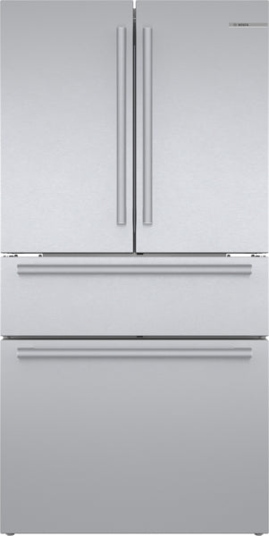 800 Series, French Door Bottom Mount Refrigerator, 36'', Stainless steel (with anti-fingerprint)