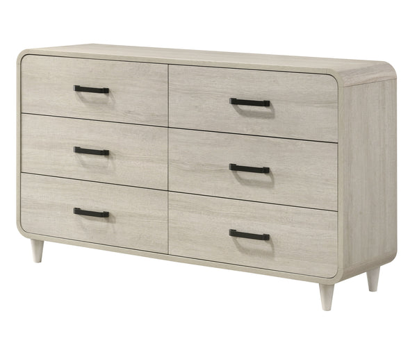 Transform your bedroom into a serene retreat with this contemporary ensemble, where modern sophistication meets luxurious comfort. Featuring sleek lines and a neutral palette, this group exudes elegance and versatility, perfect for any home decor. The cen