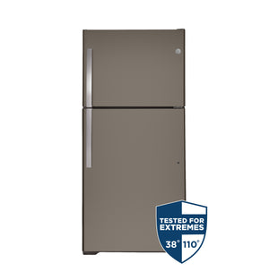 GE® 21.9 Cu. Ft. Garage Ready Top-Freezer Refrigerator